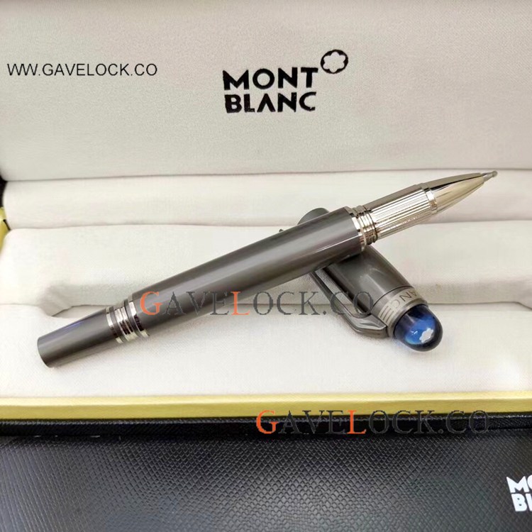 Fake Mont Blanc Starwalker Blue Planet GRAY Rollerball pen